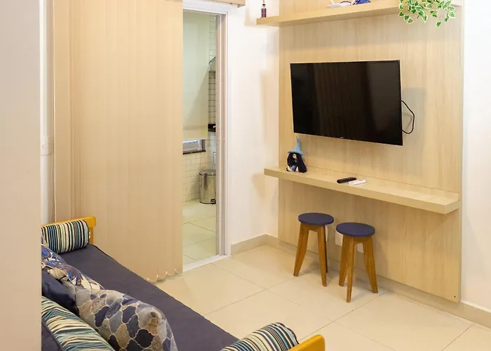 Apê Família - home office na praia